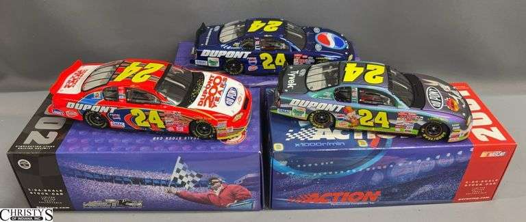 Jeff Gordon #24 Diecast Car Lot - 2001, 2002 Monte Carlo image