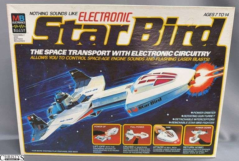 1978 Milton Bradley Electronic Star Bird Space Transport Toy image