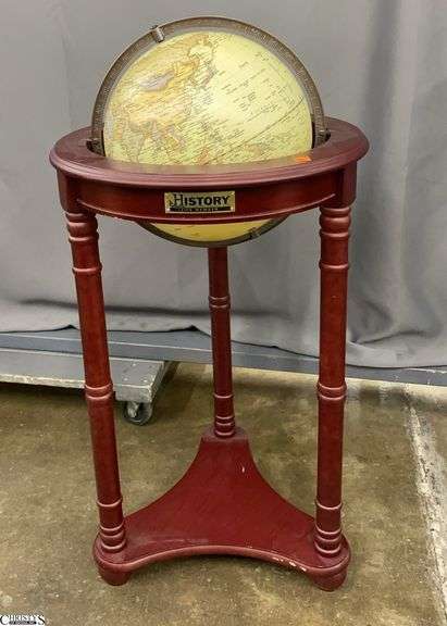 The History Chanel Life Member Globe on Stand 12" Round Stand is 29" Tall