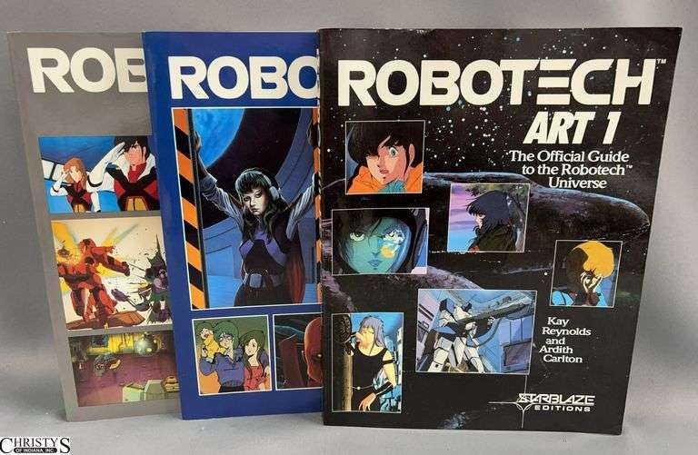 Robotech Art Book Collection - Volumes 1, 2, and 3 image