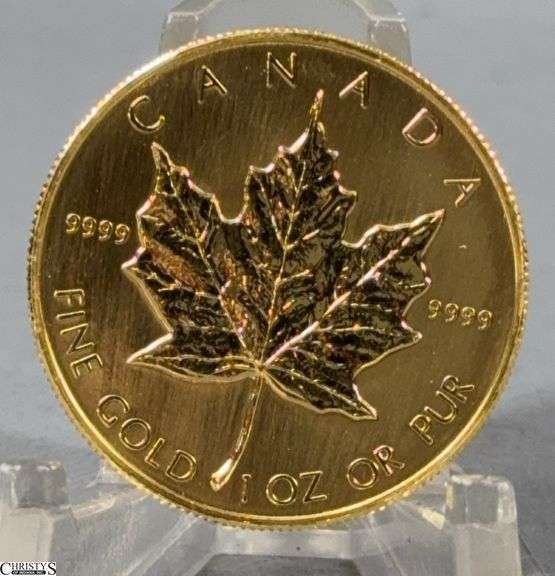 1985 Canadian Gold Maple Leaf Coin1 oz. Fine Gold image