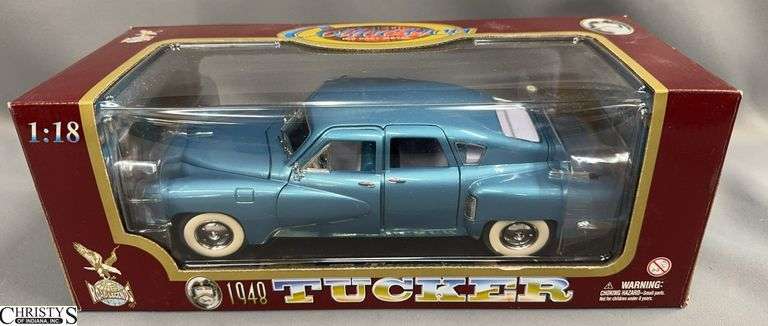 Road Legends 1948 Tucker Die Cast Metal 1:18 Scale Model Car image