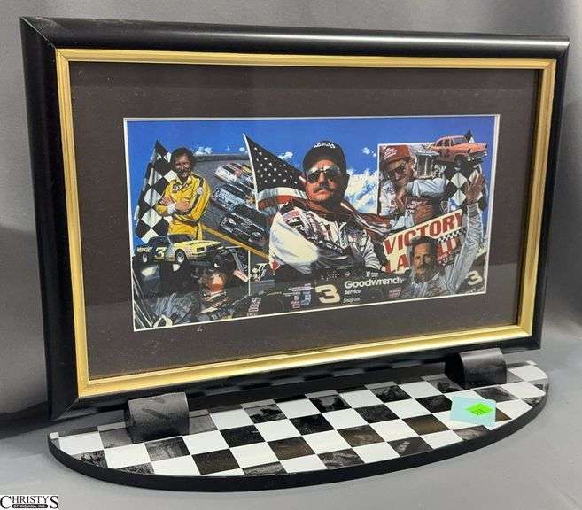 Dale Earnhardt #3 Framed Collage 19" Wide 14" Tall image