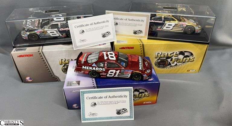 Dale Earnhardt Jr. RaceFans Collectibles Diecast Car Lot image