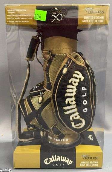 Callaway Golf Big Bertha Miniature Staff Bag - Arnold Palmer 50th Masters Edition image