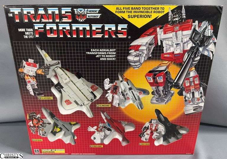 1985 Hasbro Transformers Aerialbots Superion Giftset image