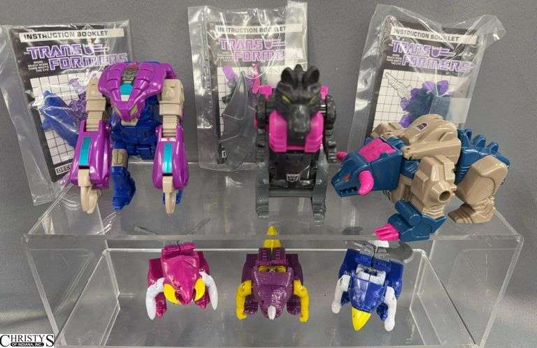 Transformers, Fangry, Squeezeplay, Horri Bull, and Cindersaur, Sparkstalker, Flamefeather image