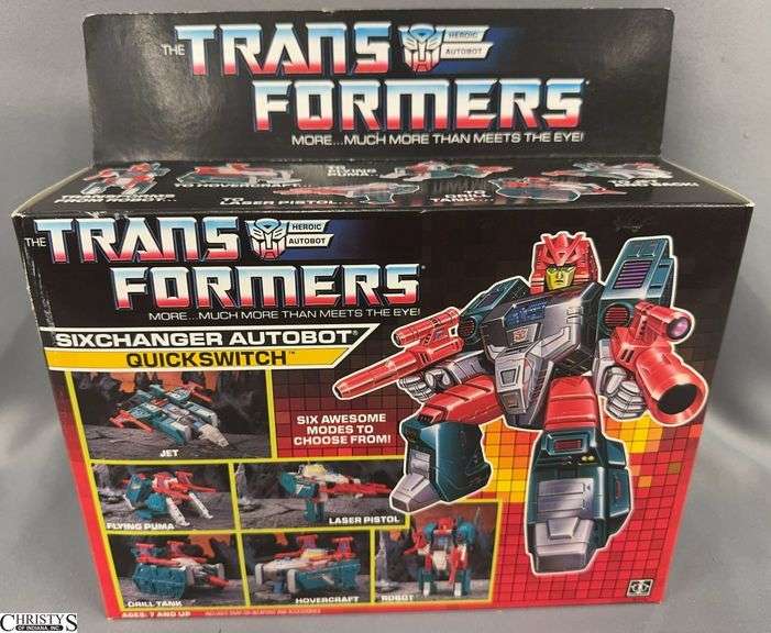 Transformers G1 Sixchanger Autobot Quickswitch 1987 Hasbro image