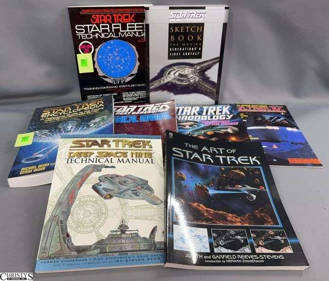 Star Trek Reference and Technical Manual Book Collection image