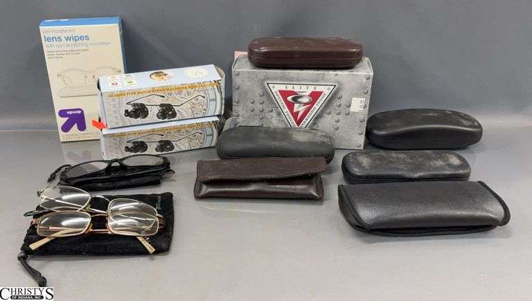 Watch Repair Magnifying Glasses and Assorted Eye Glasses image