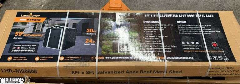 METAL SHED LDH-MS0808 image