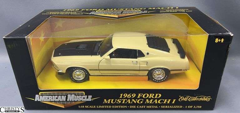 1969 Ford Mustang Mach 1 Diecast Model - 1:18 Scale image