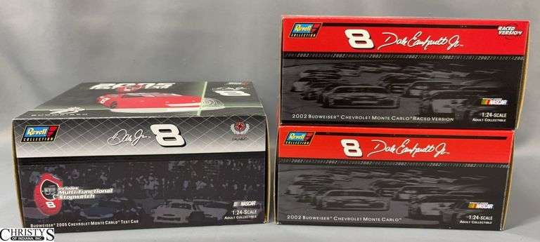 Dale Earnhardt Jr. 2002 & 2005 Budweiser Monte Carlo 1:24 Scale Diecast Cars image