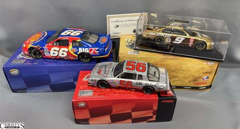 NASCAR Racing Champions Diecast Cars - Elliott, Earnhardt, Waltrip image