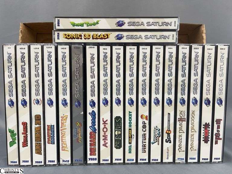 19 Sega Saturn Video Games - Collection of Titles image