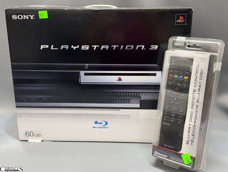 2006 PlayStation 3 With 60gb Open Box Untested, Sony PlayStation Remote image
