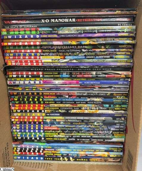 Wizard Magazine Comic Book Lot - 1994-1997 image
