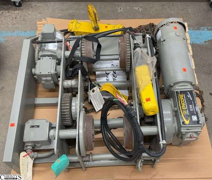 SE Encore E35 Electric Chain Hoist Trolley - 34" x 39" x 16" approx image
