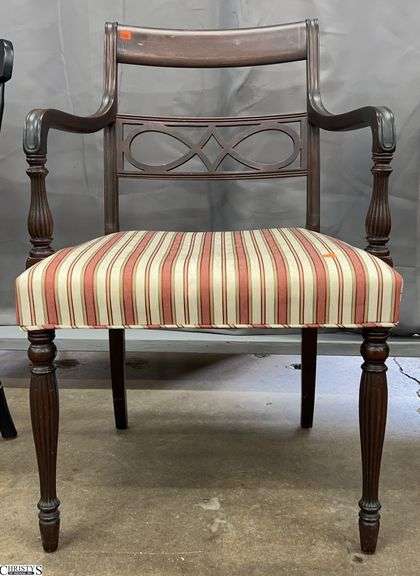 Mahogany Armchair - 23" x 35" - 18" seat image