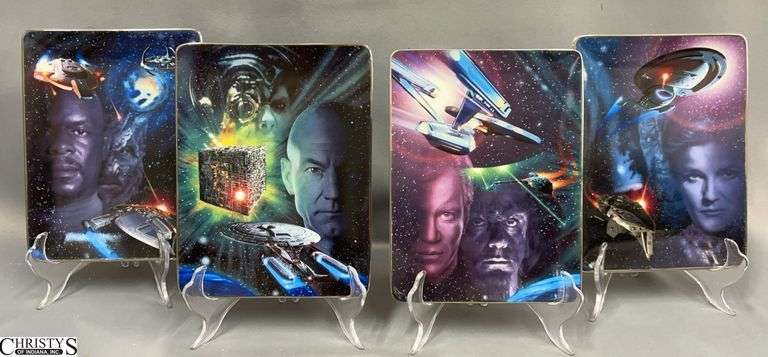 Franklin Mint Star Trek Defenders of the Final Frontier Porcelain Plates image