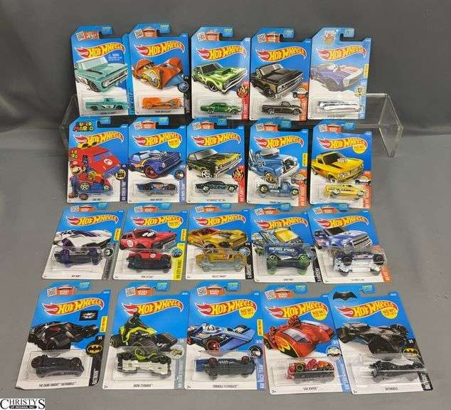 20 Hot Wheels Diecast Cars on Cards image