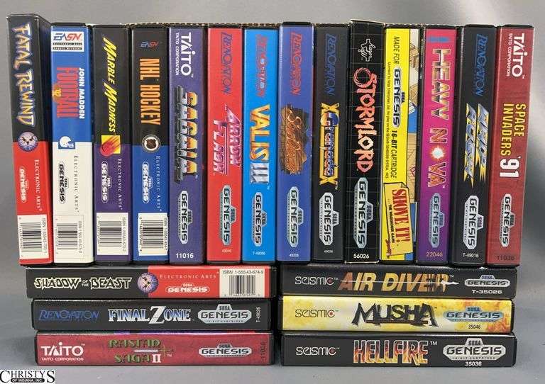 20 Sega Genesis Games with Cases image