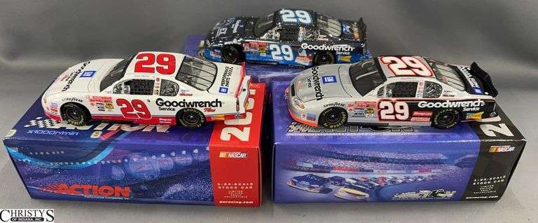 Kevin Harvick #29 Goodwrench Service 1:24 Scale Diecast Car Lot image