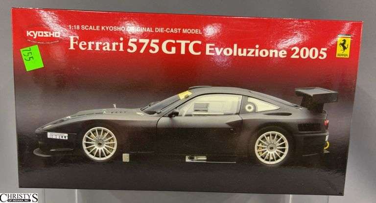 Kyosho 1:18 Scale Ferrari 575 GTC Evoluzione 2005 Diecast Model image