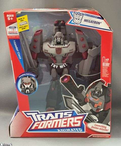 Hasbro Transformers Animated Series Decepticon Megatron, 2007 In Box image