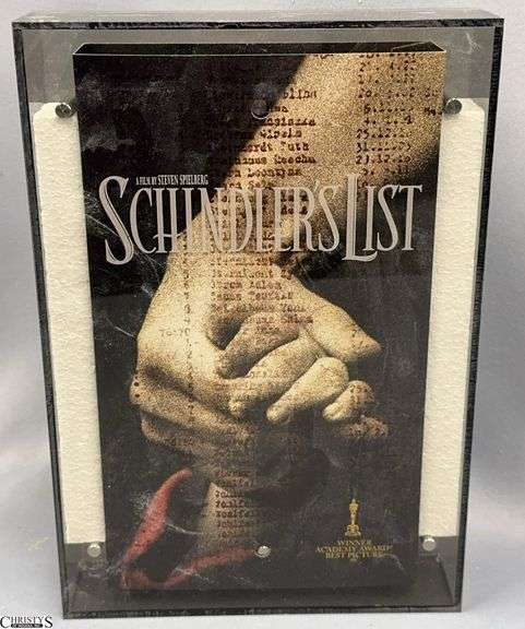 Schindler's List Collector's Gift Set DVD in Plexiglas Casing image
