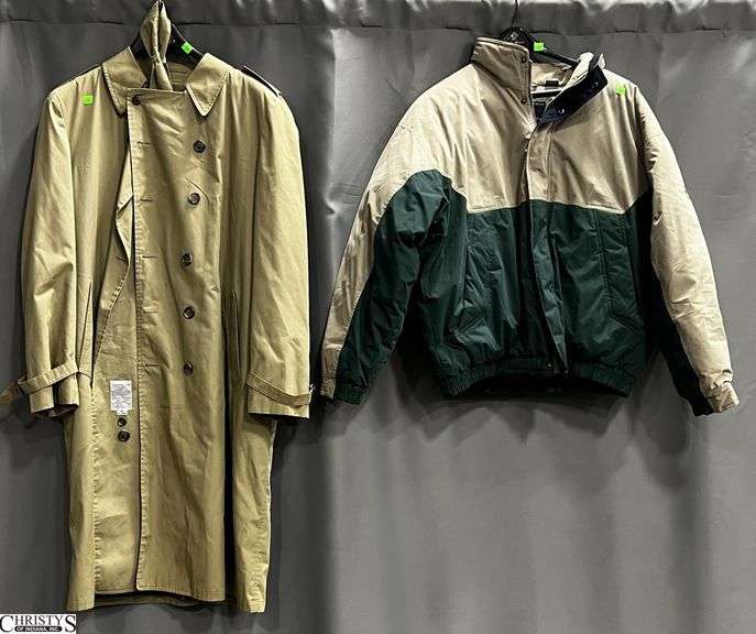 Men's Trench Coat and Jacket - Marked size 44 and XLT image