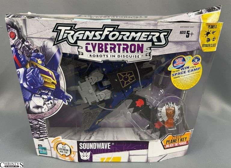 2005 Transformers Cybertron Robots in Disguise Soundwave with Laserbeak image