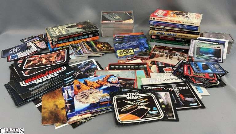 Star Wars and Indiana Jones Book and Card Collection image