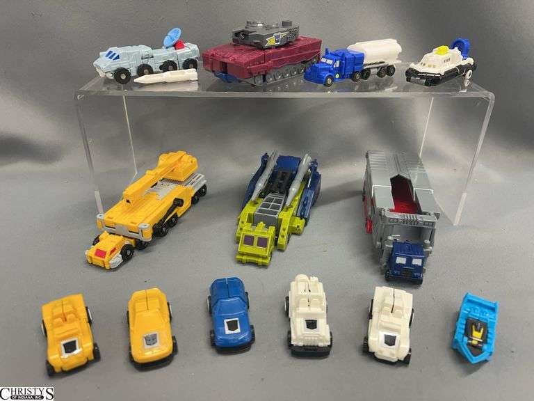 Micromaster Semi Trucks, Transformers Mini Pull Back Action Autos image