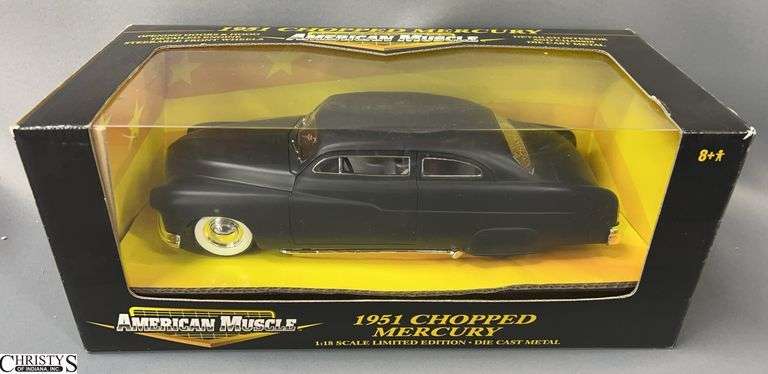 1951 Chopped Mercury American Muscle 1:18 Scale Die-Cast Model Car image