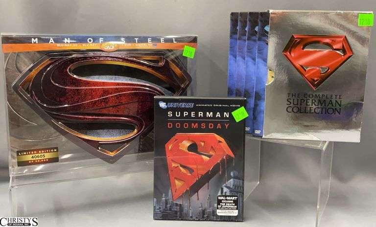 Superman DVD Sets Man of Steel Collectible Tin Set image