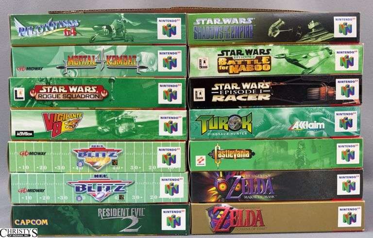 14 Nintendo 64 Game Lot: Zelda, Mortal Kombat, Star Wars & More image