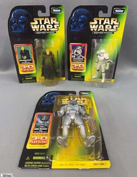 3 Star Wars Expanded Universe Action Figures Collection image