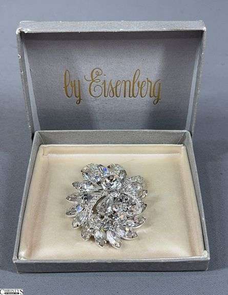 Eisenberg Pin in Eisenberg Box.  Approx. 2 1/2" X 2" image