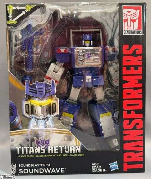Transformers Generations Titans Return Soundblaster & Soundwave Leader Class image