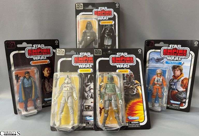 Star Wars: The Empire Strikes Back 40th Anniversary Action Figures - Lot of 5 image