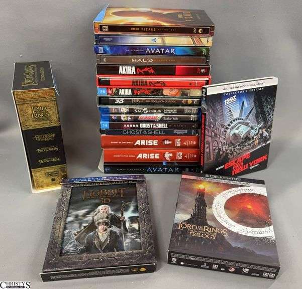 Movie Collection Lot - Lord of the Rings, Hobbit, Avatar, Akira, and More! image