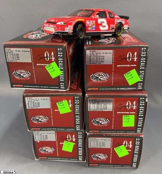 Lot of 6 Dale Earnhardt #3 1:32 Scale Stock Cars - RCR Museum Series image