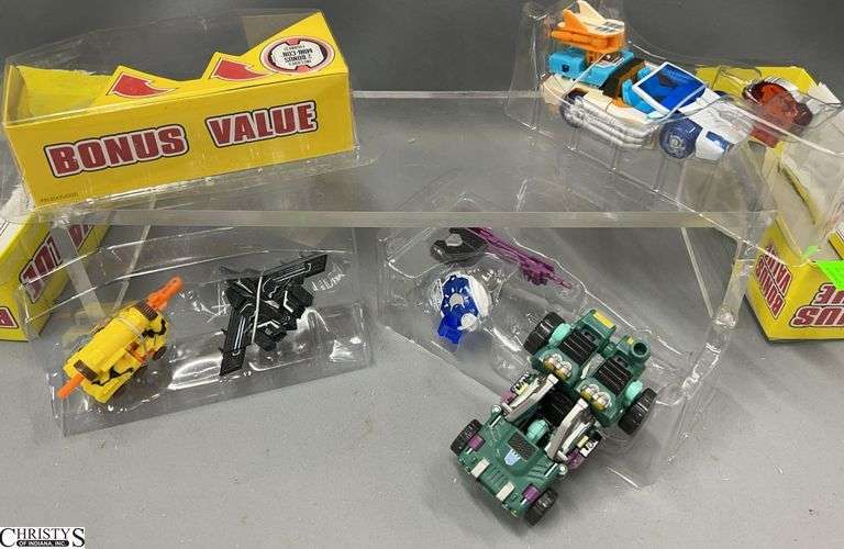 3 Packs of Transformers Cybertron Hardtop, Clocker, and Mini Con Figures image