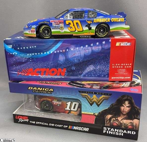 Jeff Green Looney Tunes Monte Carlo & Danica Patrick Wonder Woman Diecast Cars image