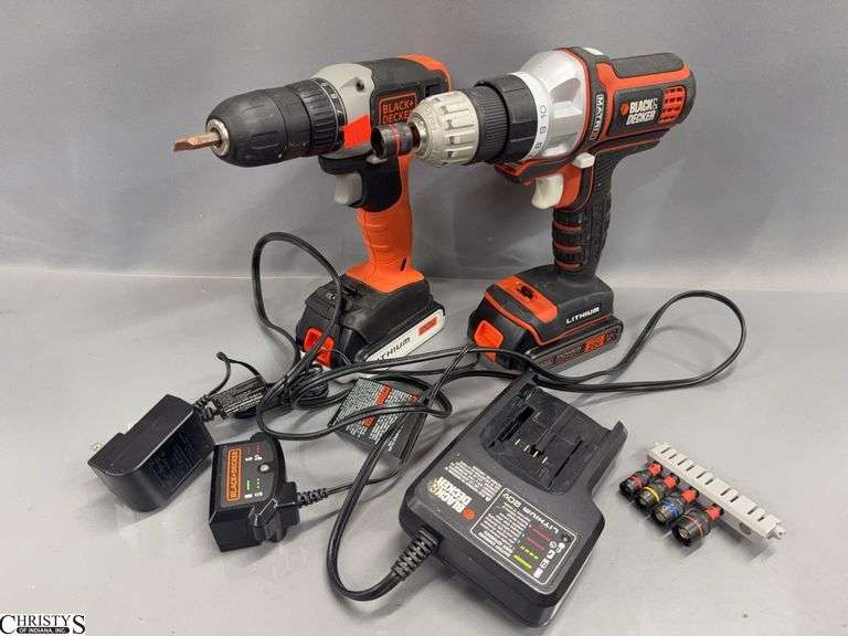 Black and Decker Drills Battery and Charger image