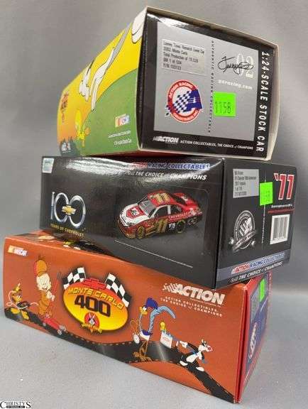 Action Racing Collectables Diecast Car Lot - Looney Tunes Monte Carlo & Chevrolet image