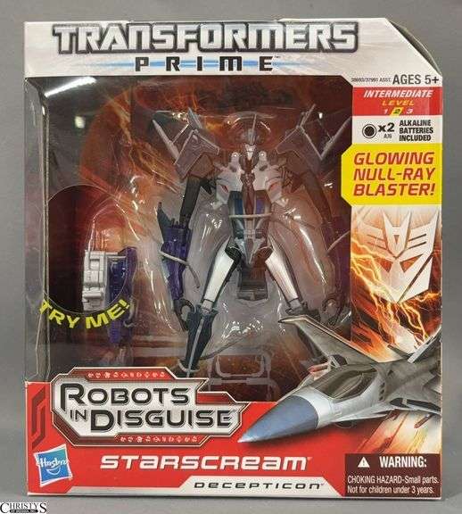 2011 Transformers Prime Robots in Disguise Starscream Action Figure image
