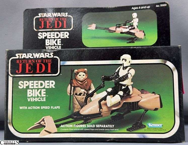 Star Wars Return of the Jedi Speeder Bike Vehicle - Kenner 1983 image