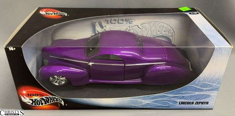 1:18 Scale Hot Wheels 100% Lincoln Zephyr Diecast Car image
